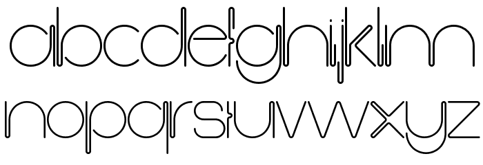 First Shine Font LOWERCASE