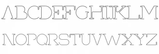 First Shine フォント 大文字