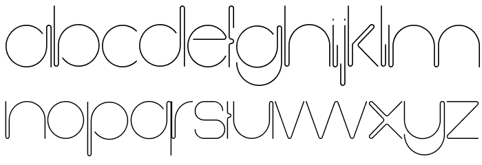 First Shine Font LOWERCASE