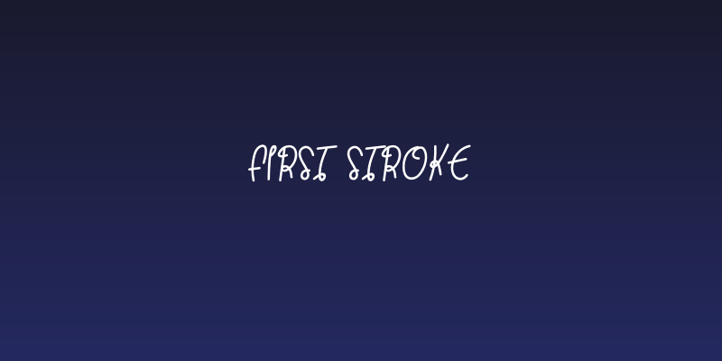 First Stroke Social Header