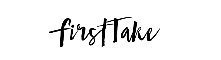 First Take  Free Fonts Download