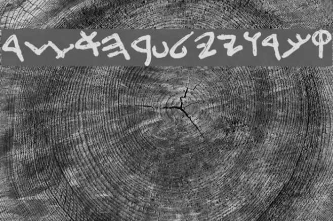 First Temple Font examples