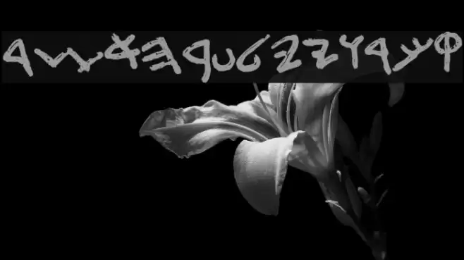 First Temple Font examples