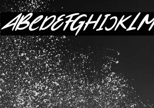 First Time Italic Font examples