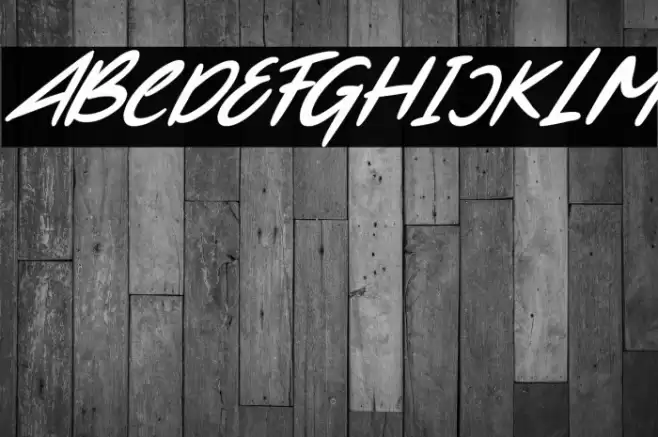 First Time Italic Font examples