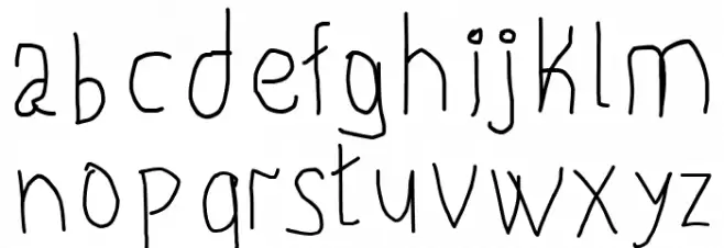 First Time Writing! Caratteri MINUSCOLO