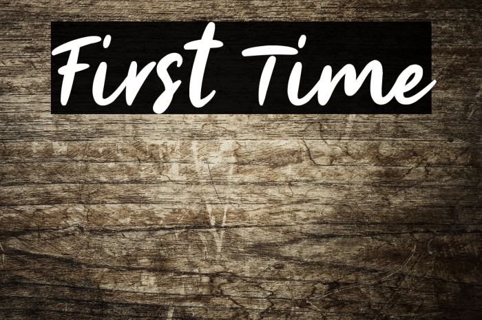 First Time Example 2