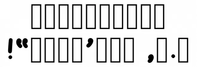 First Trial Regular Font Alte caractere