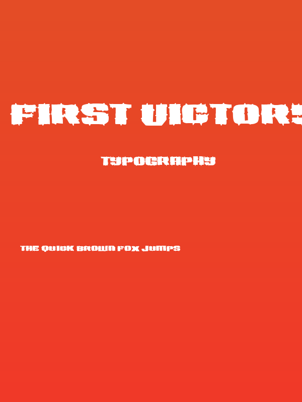 First Victory Poster