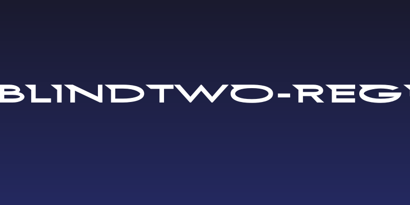 FirstBlindTwo-Regular Social Header