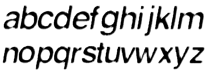 FirstContact Font LOWERCASE