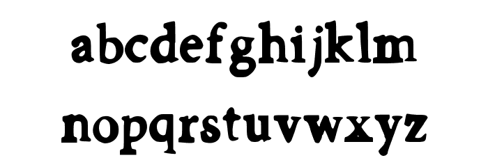 FirstDay Font LOWERCASE
