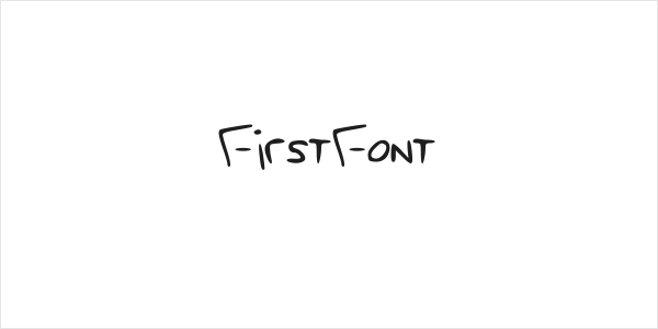 FirstFont Logo