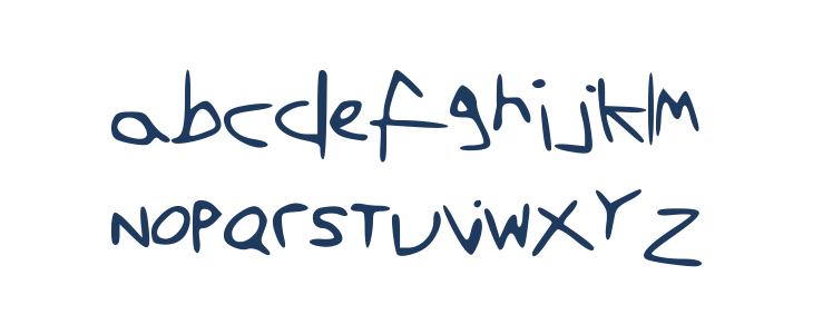FirstFont Lowercase