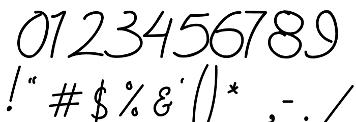 FirstTime Font OTHER CHARS