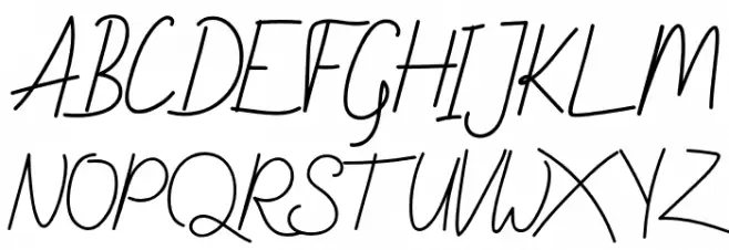 FirstTime Schriftart Groß