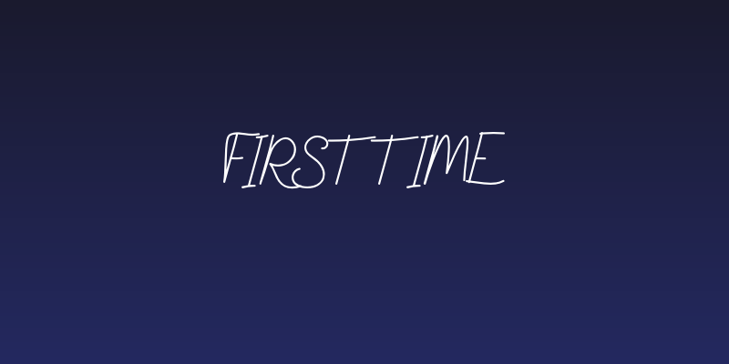 FirstTime Social Header