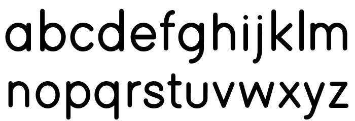 First Font LOWERCASE