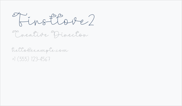 Firstlove2 Business Card