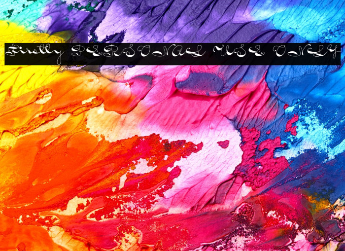 Firstly PERSONAL USE ONLY Example 2