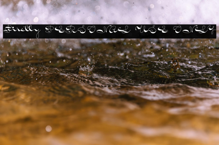 Firstly PERSONAL USE ONLY Example 3