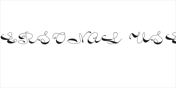 Firstly PERSONAL USE ONLY Logo