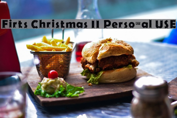 Firts Christmas II Personal USE Example 2