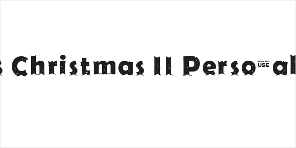 Firts Christmas II Personal USE Logo