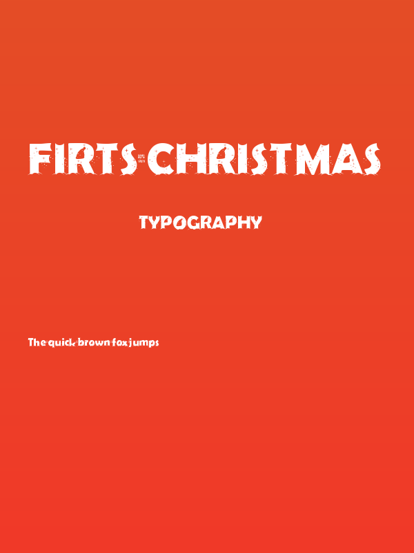 Firts Christmas Poster