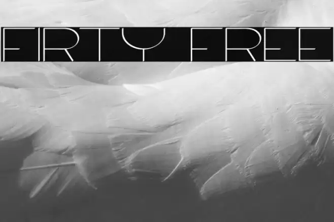 Firty Free Font examples