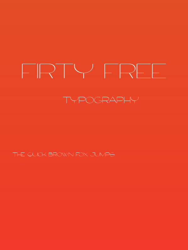 Firty Free Poster