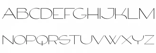 Firty-Free Polices MAJUSCULES
