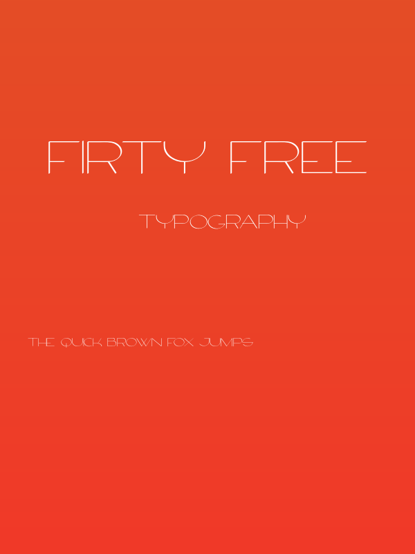 Firty-Free Poster