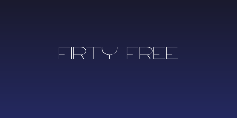 Firty-Free Social Header