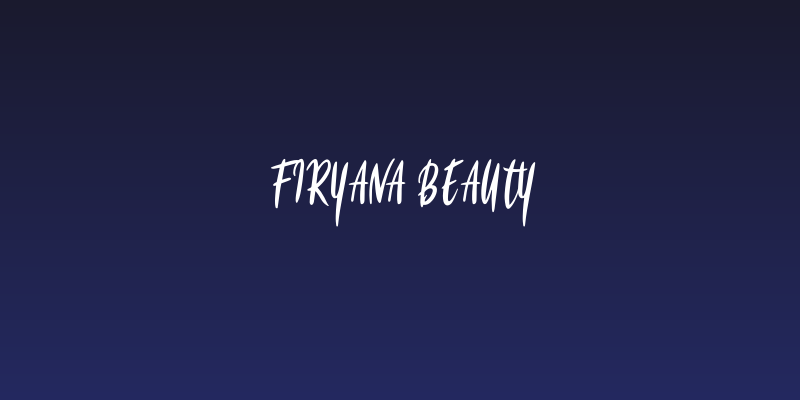 Firyana Beauty Social Header