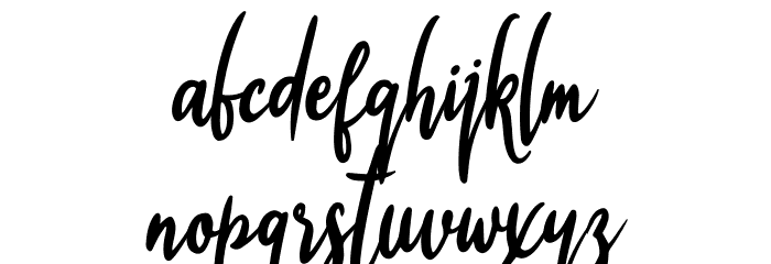 Firyana Beauty Font LOWERCASE
