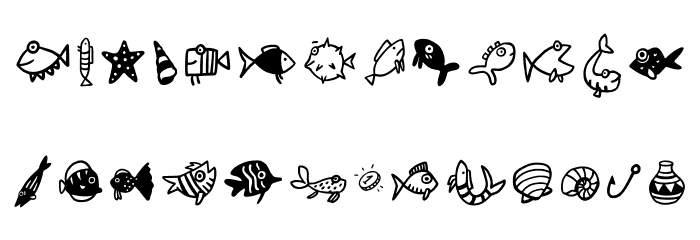 Fisch_eh01 Regular Font LOWERCASE