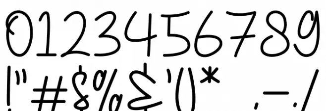 Fiselya Font OTHER CHARS