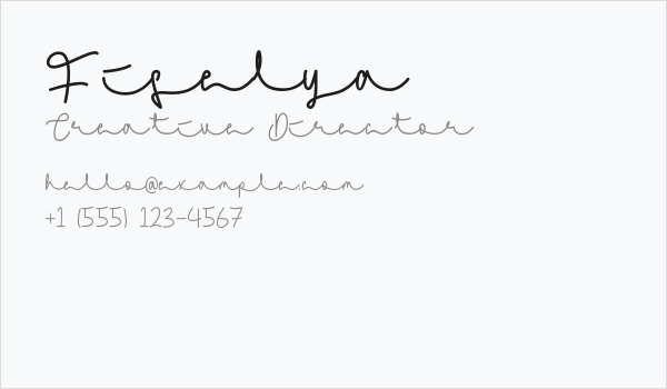 Fiselya Business Card