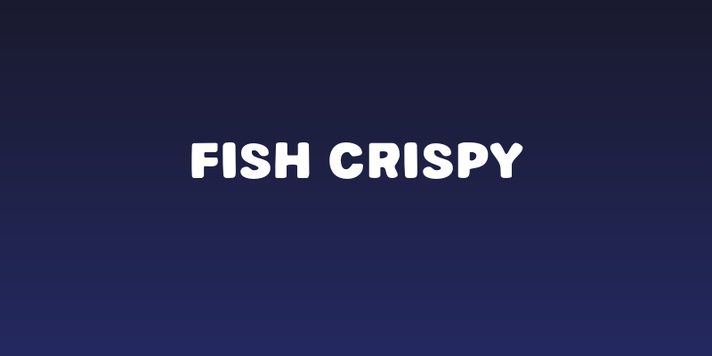Fish Crispy Social Header