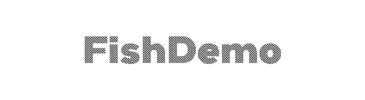Fish Demo  フリーフォントのダウンロード