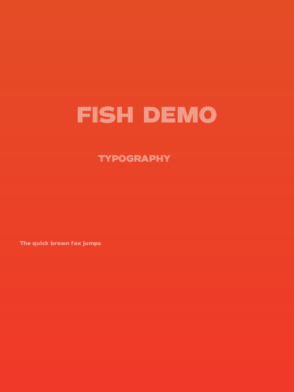 Fish Demo Poster