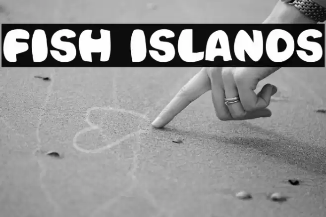 Fish Islands Font examples