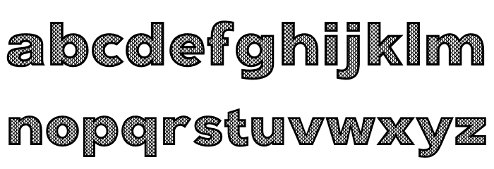 Fish Outline Demo Font LOWERCASE