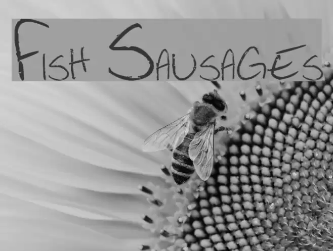 Fish Sausages خط examples