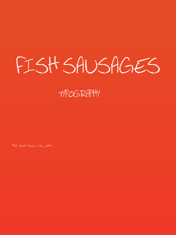 Fish Sausages Poster