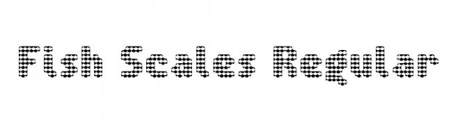Fish Scales Regular  免费字体下载