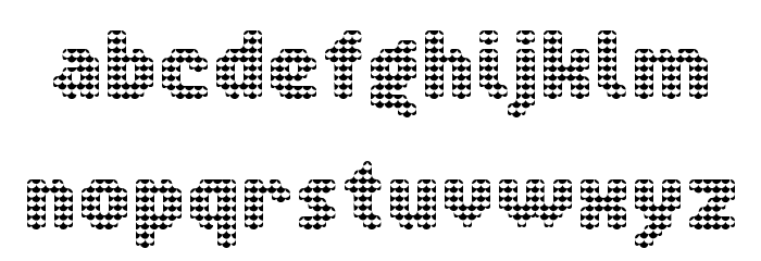 Fish Scales Regular Font LOWERCASE