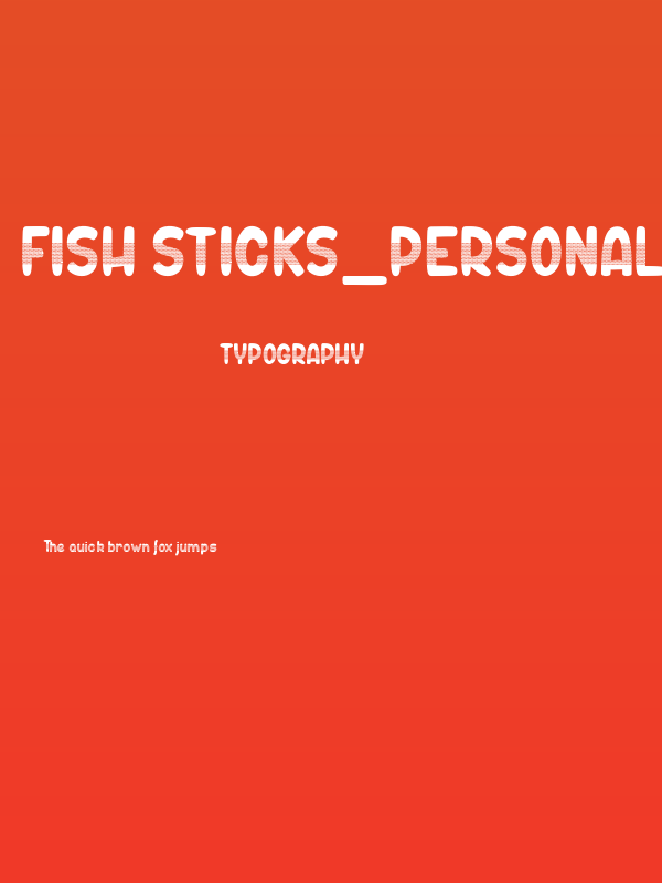 Fish Sticks_PersonalUseOnly Poster