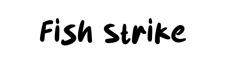 Fish Strike  font caratteri gratis